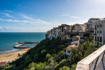 Beautiful late afternoon view in the village of Sperlonga, Lazio region of Italy. - 790258935
