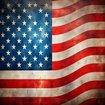 American flag background