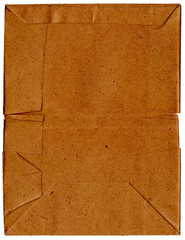 Alter Einband Bucheinband aus Natronkraftpapier gefalten als Hintergrund Ebene bzw. Textur