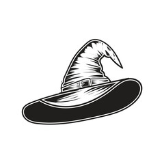 witch hat illustration design 