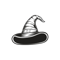 witch hat illustration design 