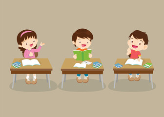 students and teacher in classroom