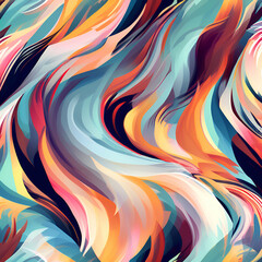 Photo of a beautiful colorful abstract background for wall, art, frame, etc. generative ai
