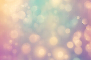 Pastel bokeh , a normal simple grainy noise grungy empty space or spray texture , a rough abstract retro vibe shine bright light and glow background template color gradient