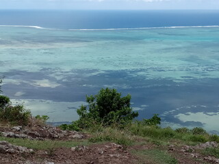 Fototapeta premium Le Morne Brabant Mountain View