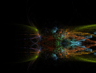 Imaginatory fractal abstract background Image