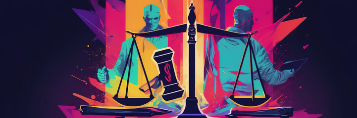 World Day of Social Justice is an international day recognizing the need to promote social justice, which includes efforts to tackle issues such as poverty, gender equality illustration generative ai