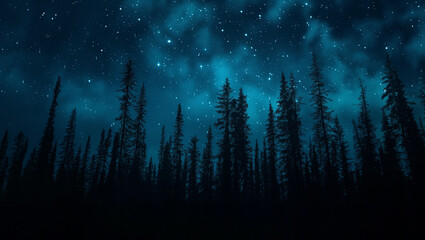 Stargazing in Forest