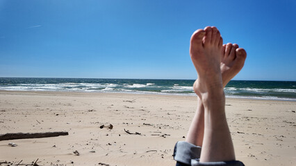 Pieds nus et plage