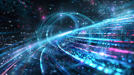 Obraz premium Digital background for graphics, data, AI, tech ....