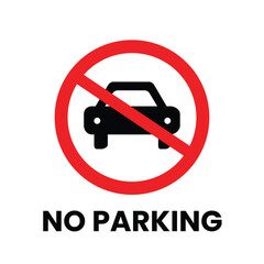 traffic parking ban sign