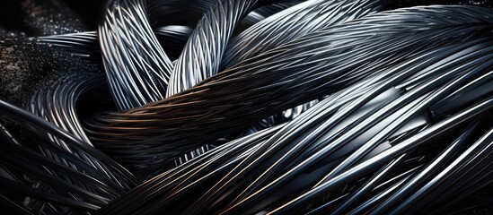 Obraz premium round iron cable.