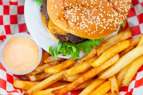 Hamburguesa con Papas