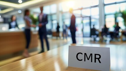 A professional team engages in customer managed relationship (CMR) strategies, emphasizing teamwork, partnership, and collaboration to enhance client relations and business success.
