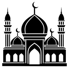 masjid vector illustration