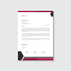 Letterhead design template