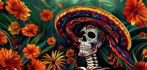 An illustration related to the Cinco de Mayo festival.