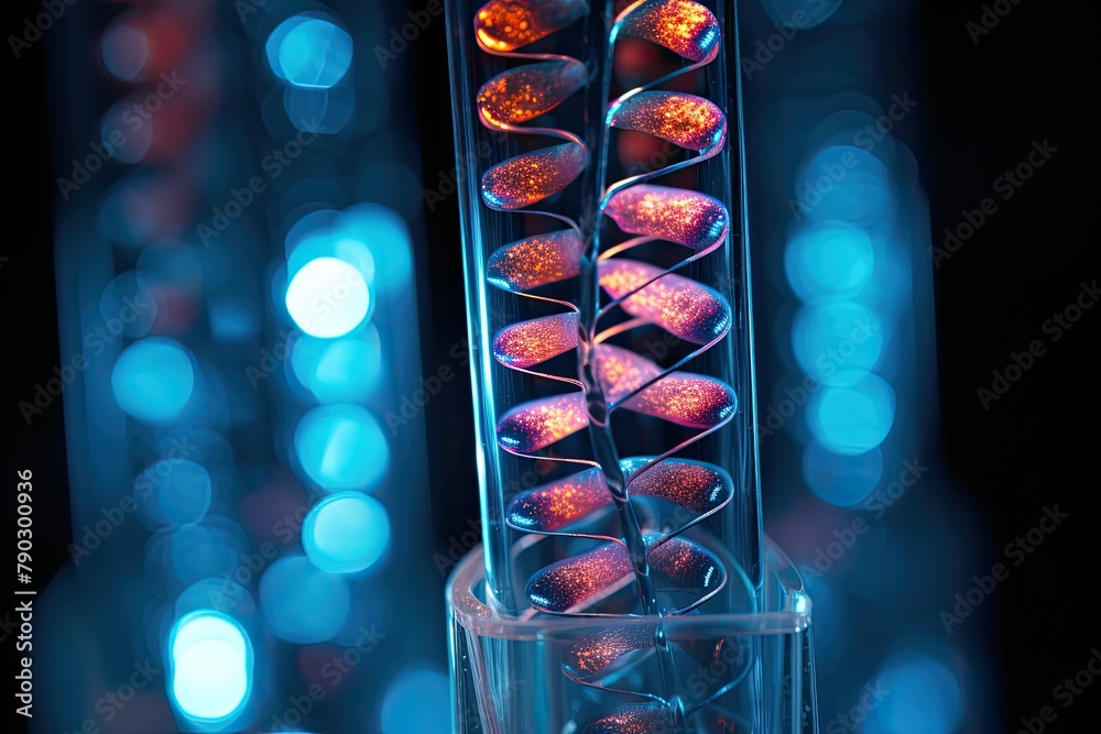 Poster dna stored in a tube background, antidote with dna stored in tube