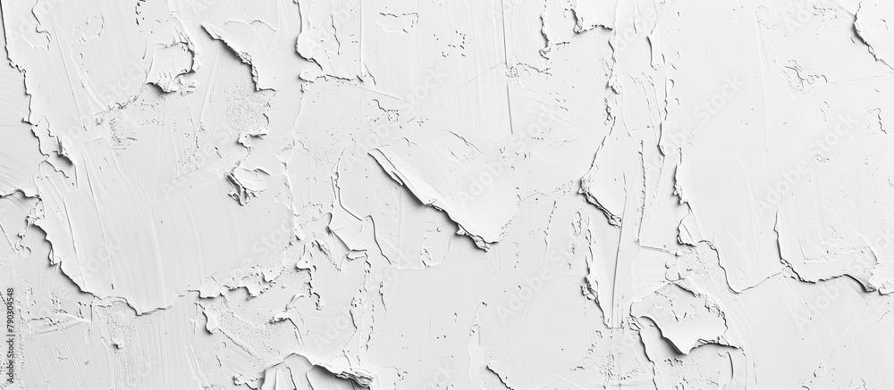 Wall mural Peeling white paint on a wall