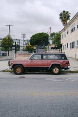 Jeep, Los Feliz village, Los Angeles, California, USA