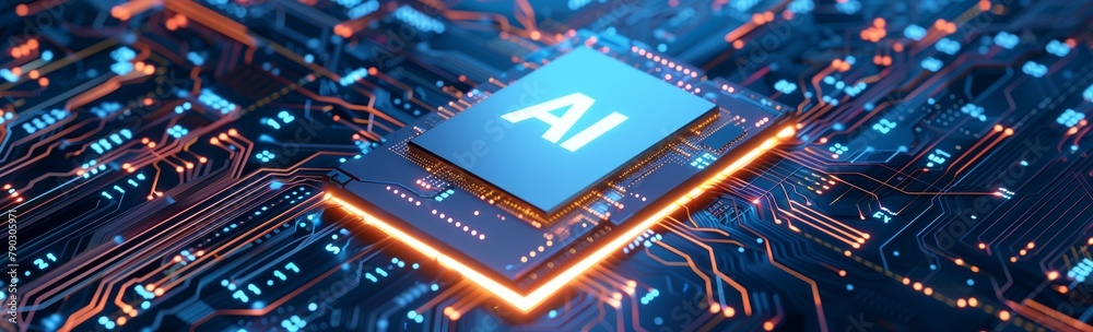 Poster The built-in AI processor on the chip is a crucial element for creating efficient and intelligent electronic systems.