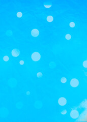 Blue bokeh vertical background for Banner, Poster, ad, celebration, event and various design works