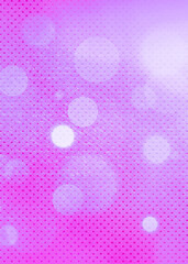 Pink bokeh vertical background for Banner, Poster, ad, celebration, event and various design works