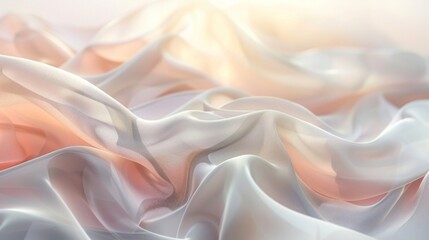 abstract background with waves of fabric