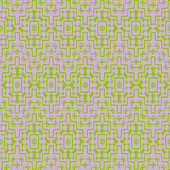 Fototapeta premium Blue and white watercolor ornament painted with watercolor on paper.