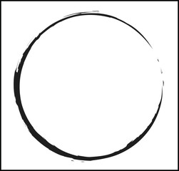 Black ink brush frame collection bundle elements. Grunge border decoration vector illustration.