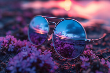 View of the sunglass-related background image