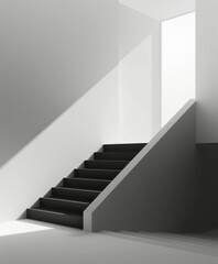 A Monochrome Staircase