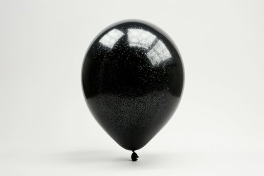 single black balloon