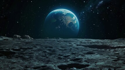 Earths View From the Moon