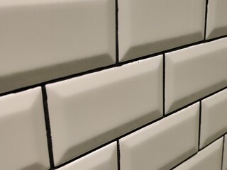 white brick wall