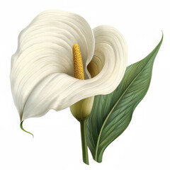 Flower Illustration on a White Background