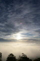 Obraz premium sunset in the mountains