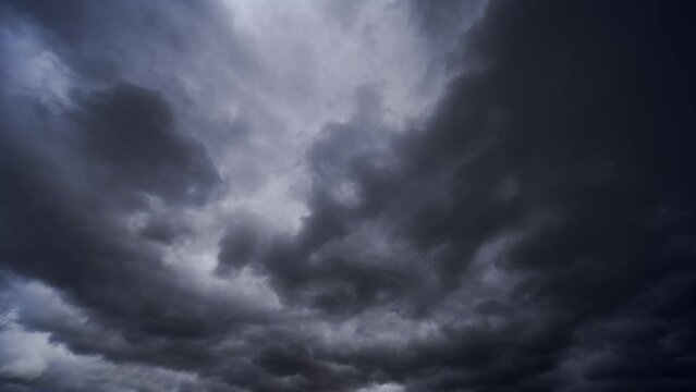 timelapse of strom clouds