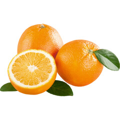 Fresh Orange isolated on white background