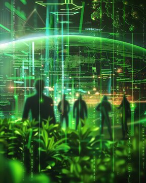 A hacker, communicating with an alien intelligence, receives instructions to prepare humanity for an impending extraterrestrial invasion