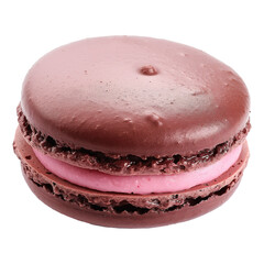 macaroon Parisian isolated on a transparent background png. macaroon is a sandwich-like cookie that's filled with jam, ganache, or buttercream
