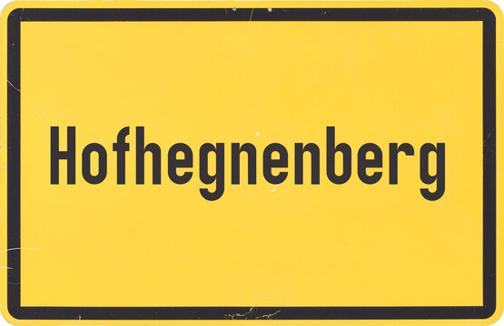 Ortsschild Hofhegnenberg