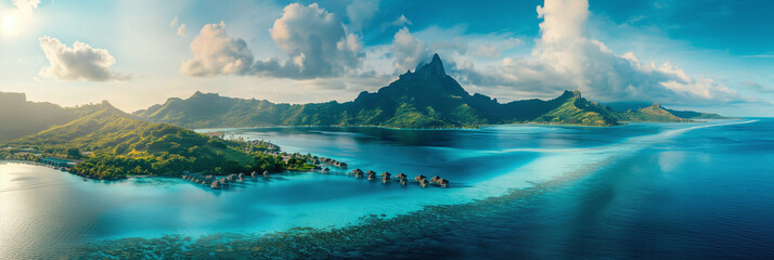 Tropical Paradise of Bora Bora, French Polynesia