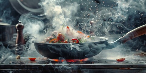 Culinary Chaos: A Woks Bounty - Powered by Adobe