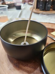 cooking in a kitchen