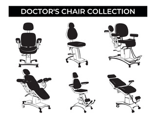 Collection of Doctors Chairs in Black and White