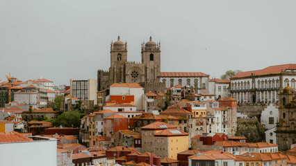 Obraz premium panorama of the old town, porto