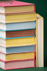 stack of books
