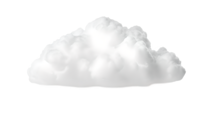 png of white cloud on transparent background