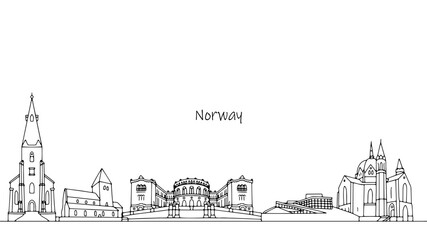 Norway cityscape